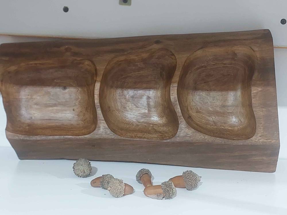 اردو خوری با چوب گردو دست ساز